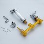 Встраиваемый смеситель для раковины KZ-631G хром - фото 5