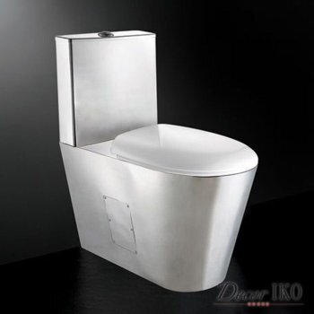 Унитаз из нержавеющей стали STT-210P-W