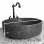 Бронзовая раковина для ванной BS-011-BL - фото 3