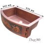 Медная мойка для кухни с фартуком KS-362510-1 - фото 3