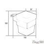 Стакан для зубных щеток CSH-03 - фото 4