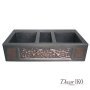 Тройная медная мойка для кухни KT-442310-4 - фото 3