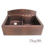 Двойная медная мойка для кухни CKD-36268 - фото 2