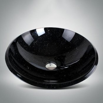 Круглая раковина из стекла RGS-071