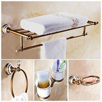 Crystal Bronze аксессуары для ванной комнаты