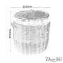Корзина для белья в ванную комнату BBS-23 - фото 4
