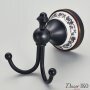 Двойной крючок для ванной Black Brilliant BBT-07 - фото 2