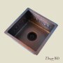 Медная мойка для кухни (квадратная) Koozee CW-28 - фото 3