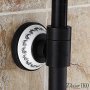 Душевая стойка WD-92 с тропическим душем, черная - фото 2