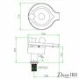 Смеситель для раковины с LED подсветкой LF-33 - фото 4