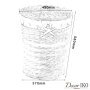 Корзина для белья в ванную комнату BBS-39 - фото 3