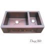 Двойная медная мойка для кухни KD-392210 - фото 2
