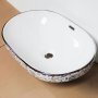 Раковина встраиваемая CSC-618 с рисунком 60x40 см - фото 3