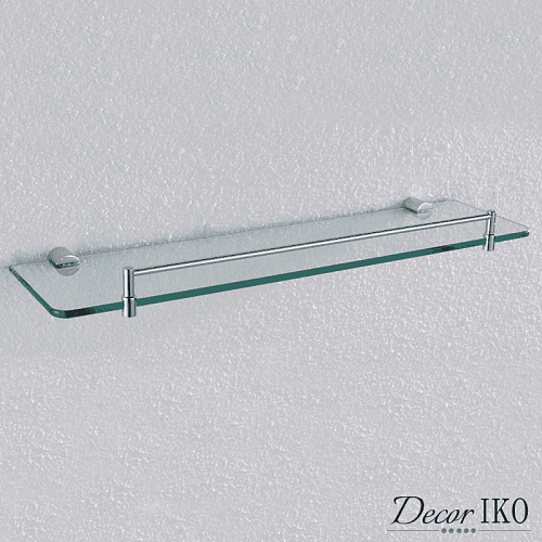 Стеклянная полка для ванной комнаты CPC-06