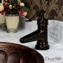 Смеситель для раковины CF-039 с каскадным изливом, медный - фото 3