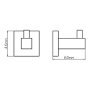 Крючок для ванной комнаты CLD-13 - фото 3