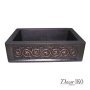 Медная мойка для кухни с фартуком KS-33229-1 - фото 2