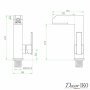 Светодиодный смеситель для раковины LF-48 - фото 4