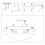 Потолочная люстра в стиле Тиффани CL-G121 - фото 5