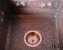 Медная мойка для кухни (квадратная) Koozee CW-25 - фото 9