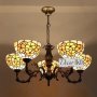 Потолочная люстра в стиле Тиффани CL-D087-5 - фото 2