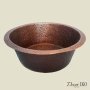 Медная мойка для кухни (круглая) Koozee CW-16 - фото 4