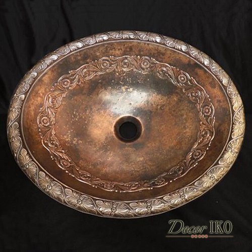 Раковина из бронзы BS-046-AG