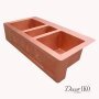 Тройная медная мойка для кухни KT-442310-5