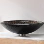 Круглая раковина из стекла RGS-208 - фото 4