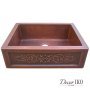 Медная мойка для кухни с фартуком KS-332510 - фото 2