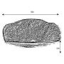 Круглая раковина из стекла RGS-075 - фото 4