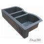 Тройная мойка из меди с фартуком KT-44239 - фото 2