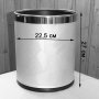 Кожаное ведро для мусора LBS-100 - фото 3