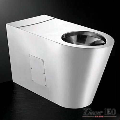 Унитаз из нержавеющей стали STT-207P-W