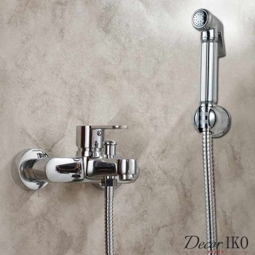 Гигиенический душ TSH-127 со смесителем, хром