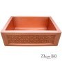 Медная мойка для кухни с фартуком KS-332310 - фото 2